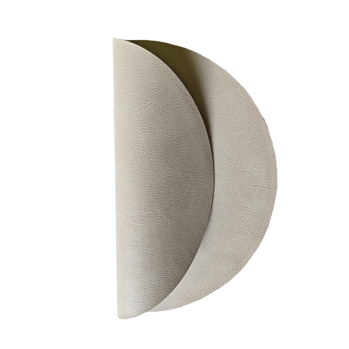 INDIVIDUAL PVC SIMIL CUERO D38CM NATURAL 
