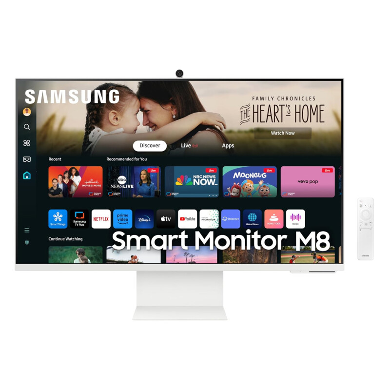 Monitor Samsung Smart M8 M80D 32" VA 4k 60hz Blanco Monitor Samsung Smart M8 M80D 32" VA 4k 60hz Blanco