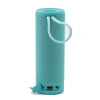 Parlante portatil bluetooth cilindro con correa simil flip verde Parlante portatil bluetooth cilindro con correa simil flip verde