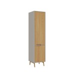 PANELERO - DESPENSERO 2 PUERTAS LINEA WOOD GRIS