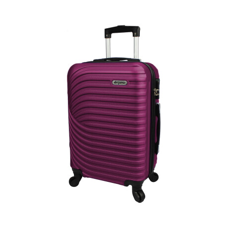 Valija CarryOn Rígida con 4 Ruedas 360° Candado Incorporado Violeta