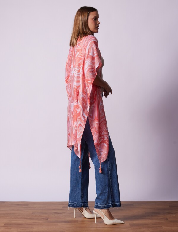 Kimono Printed CORAL/MULTI