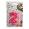 Vela Número 2 2En1 Fucsia