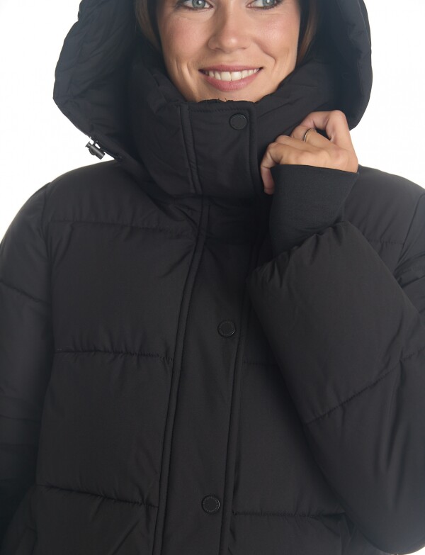 Campera Abrigo NEGRO