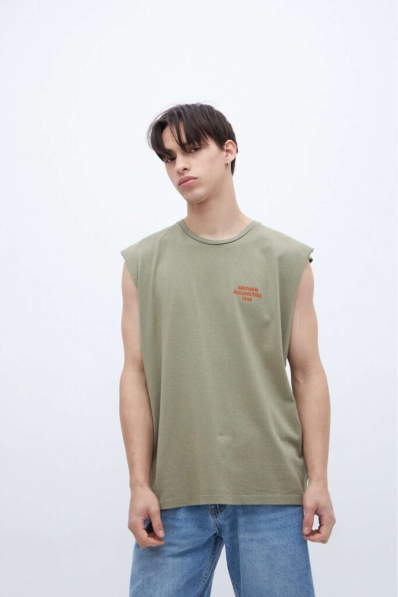 Musculosa Fritz - Oliva 