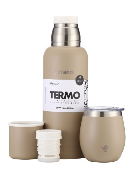 Kit 750ML Slim + Mate con tapa Arena
