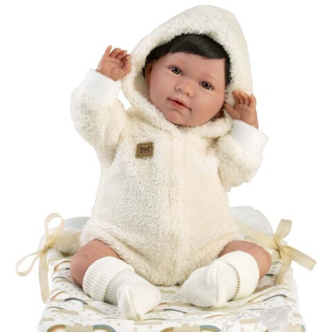 Muñeca Llorens Bebote Mimi 42cm Con Saco De Dormir Y Chupete Diseño Mimi Saquito