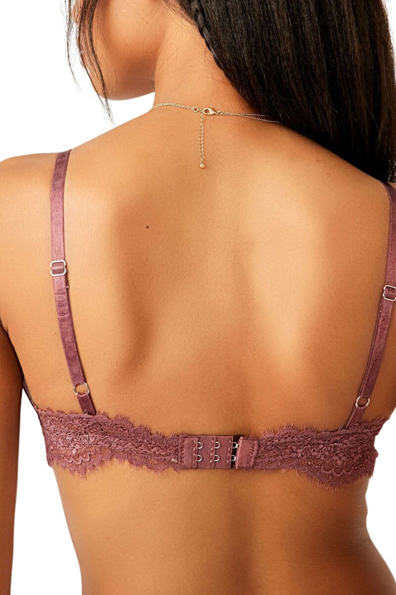 HAPPIER THAN EVER BRALETTE Bordo