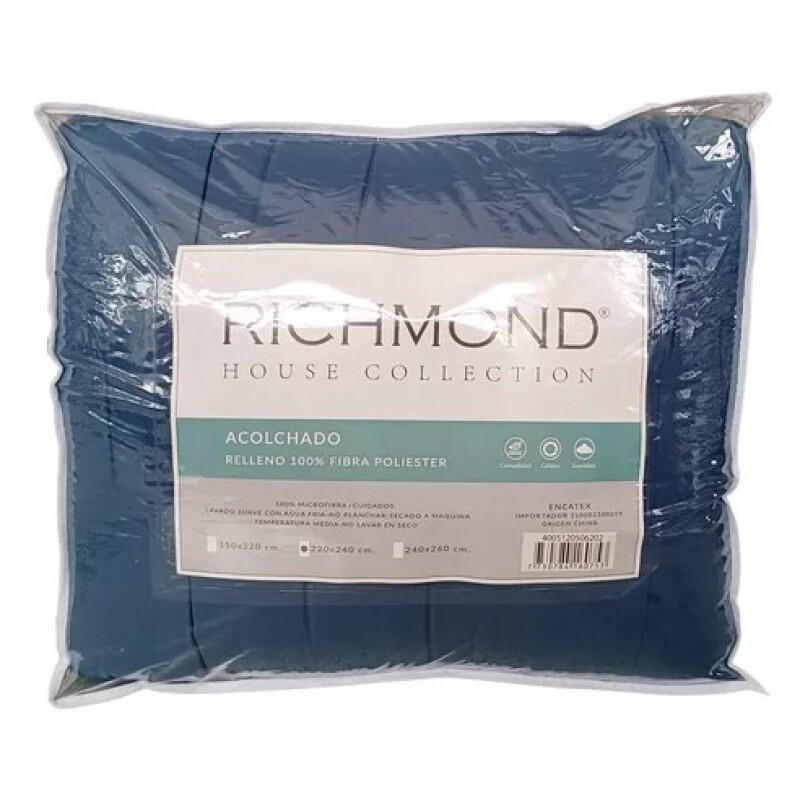 Acolchado King Richmond House 240 x 260 cm AZUL