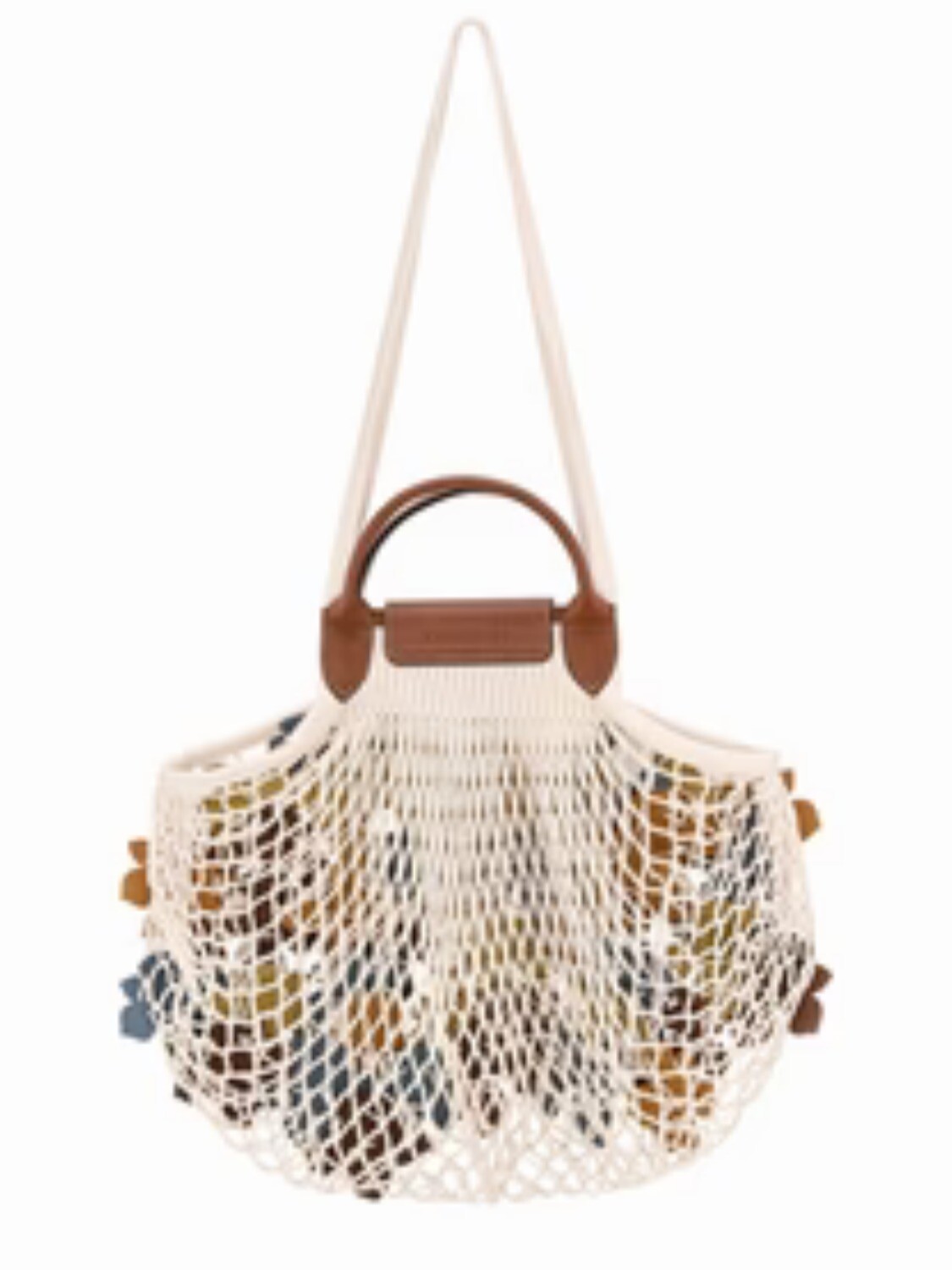 LONGCHAMP - LE PLIAGE FILET CAMO, CARTERA DE RED L Verde