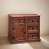 Mueble Aparador Madera Maciza Lustrada 4 Cajones 1 Puerta Mueble Aparador Madera Maciza Lustrada 4 Cajones 1 Puerta