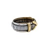 Anillo Cruz-Plata y Oro-Sin Piedra-AN5117 sinpiedra