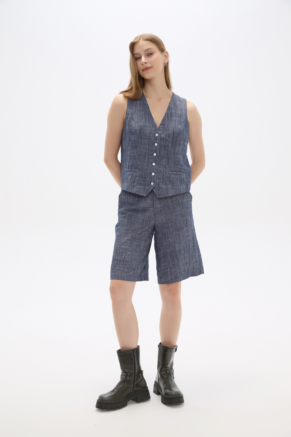 Bermuda Liena Azul Piedra