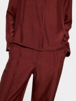 Blusa Efecto Arrugado teja