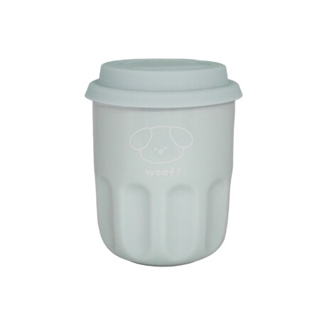 Vaso cerámica animales 290ml verde