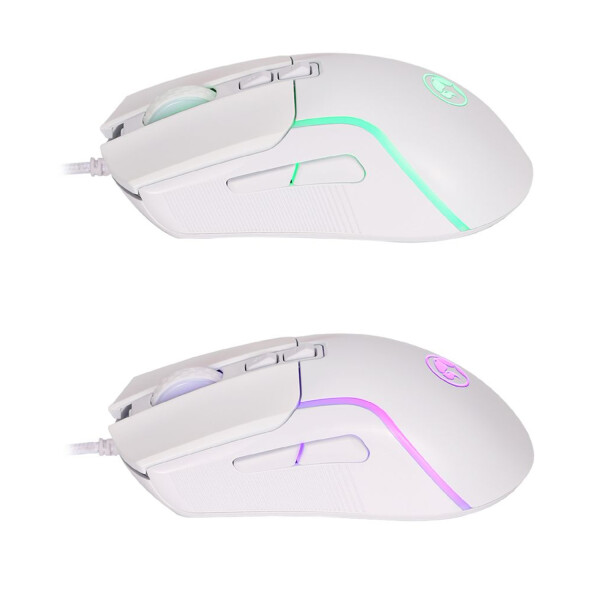 Mouse Gamer Marvo M292 Luz Rgb Usb BLANCO