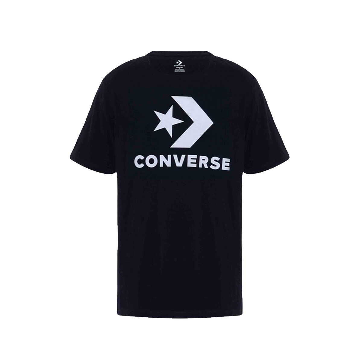 Remera Converse de hombre - 10025458A02 - BLACK 