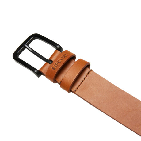 Cinto Rip Curl Cut Down Leather Belt Marrón