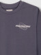Camiseta Print Ride Gris Azulado