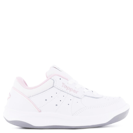 Championes Infantiles Topper X Blanco - Rosado