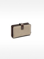 Cartera Efecto Piel beige
