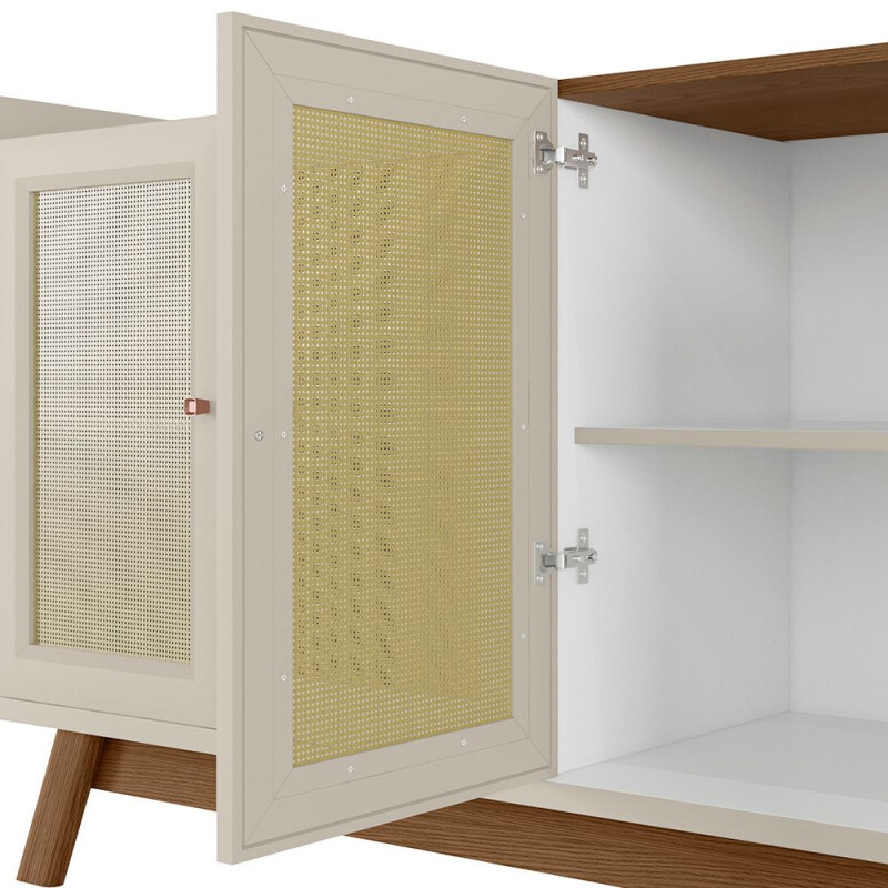 Armario Aparador Modular - 160x88x43 - Moderno Retro - Lazio Armario Aparador Modular - 160x88x43 - Moderno Retro - Lazio