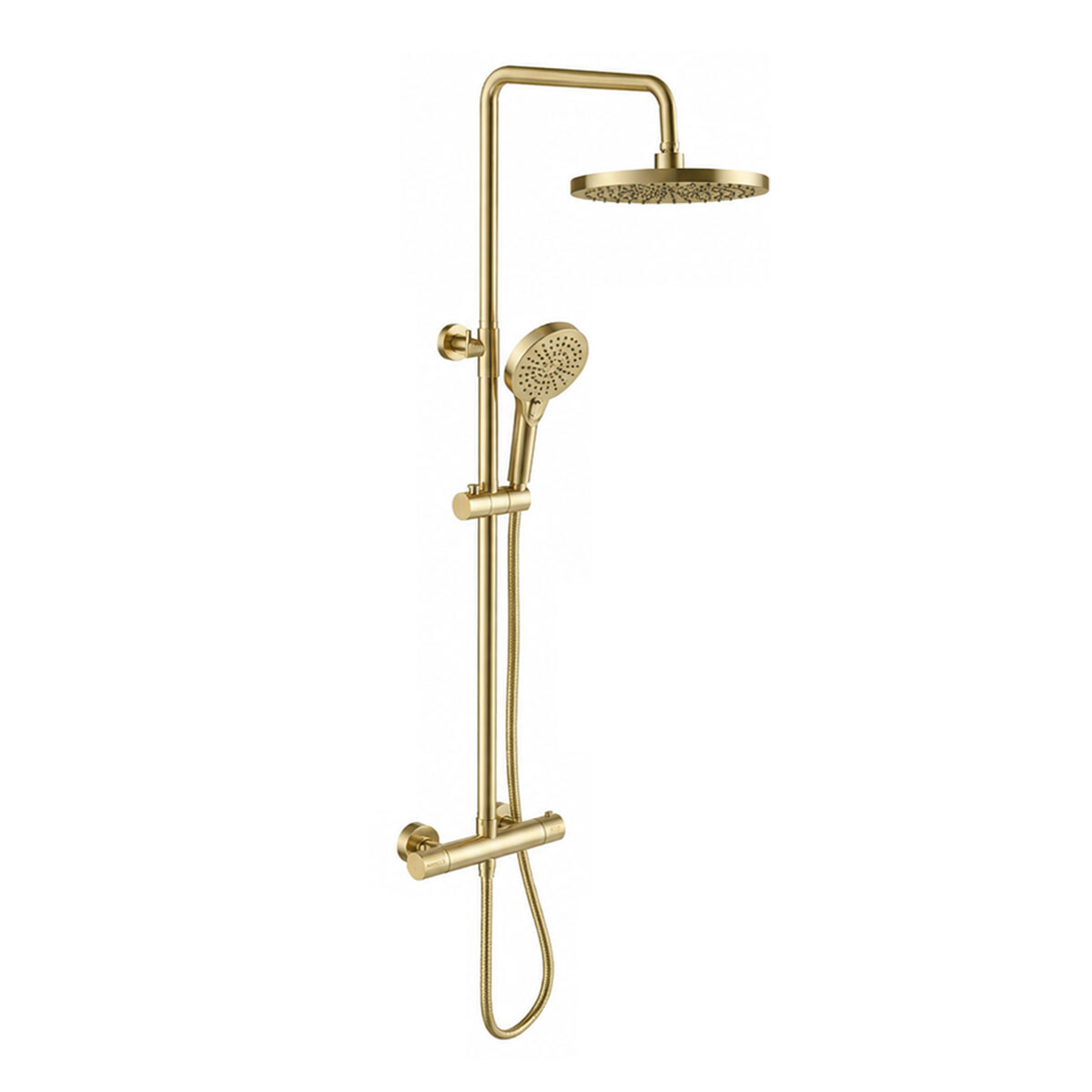 Barra De Ducha Satinado Cepillado Linea Signature Acero Inox 