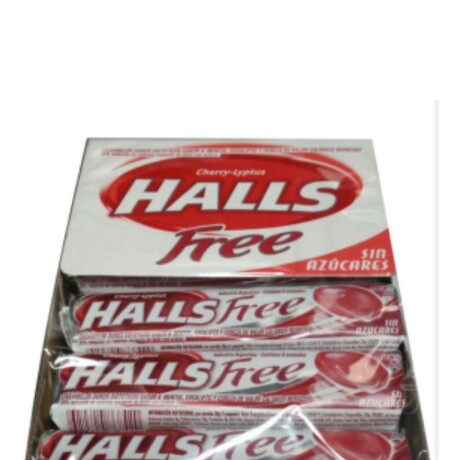 HALLS FREE (02) CEREZA (CHERRY) X 12 HALLS FREE (02) CEREZA (CHERRY) X 12
