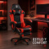 Silla Escritorio Gamer Ergonómica Reclinable Apoya Pies Goldtech Giratoria Silla Escritorio Gamer Ergonómica Reclinable Apoya Pies Goldtech Giratoria