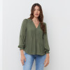 Blusa Plisada VERDE