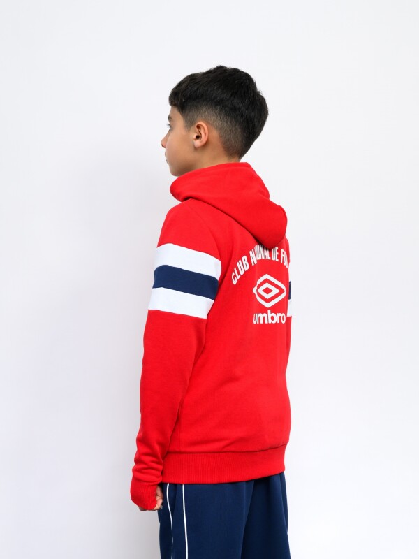 CAMPERA CREW Nacional Junior Rojo, Azul Marino, Blanco