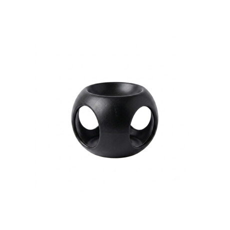 Hornito para aceites de cerámica - 8x8x7cm Negro