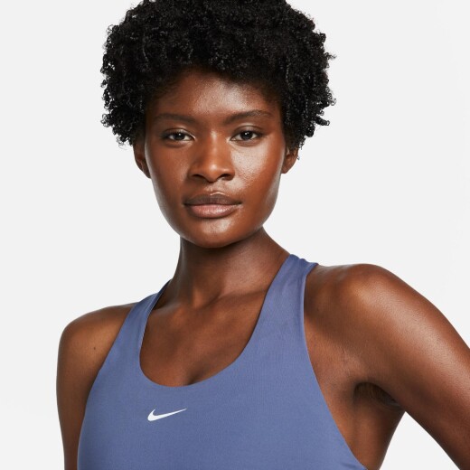 Top Nike Training Dama Swoosh Bra Tank Diffised Blue/Dfsdbl S/C