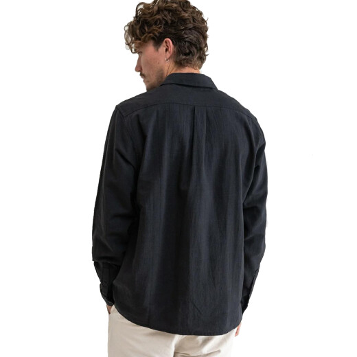 Camisa Rhythm Classic Linen Negro Camisa Rhythm Classic Linen Negro