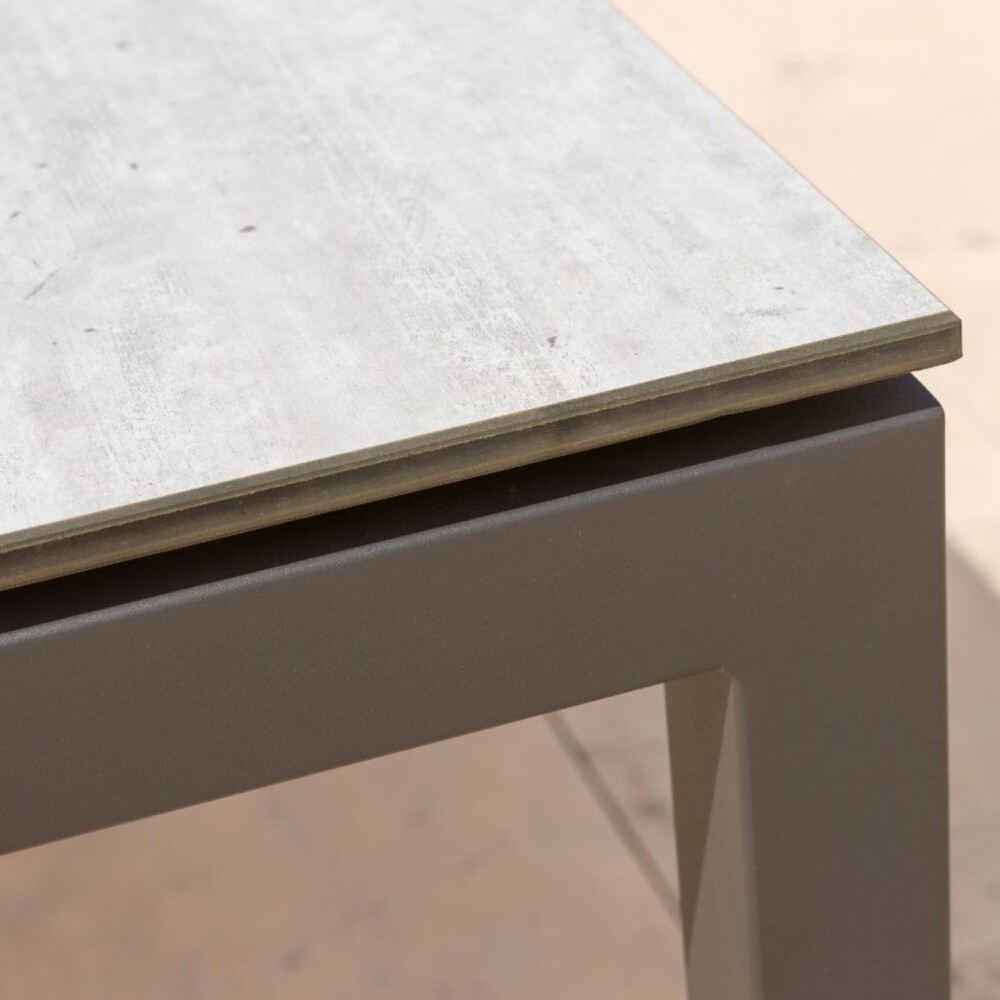 Mesa de centro rectangular de Aluminio - Ruby de 110x60cm Mesa de centro rectangular de Aluminio - Ruby de 110x60cm