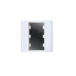 Caja de adosar de 3 módulos color blanco puro Sica ELE07585