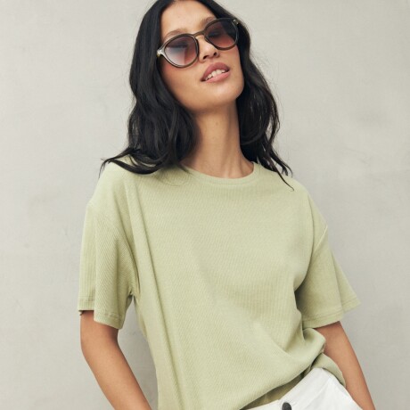 REMERA BASILE Verde Oliva