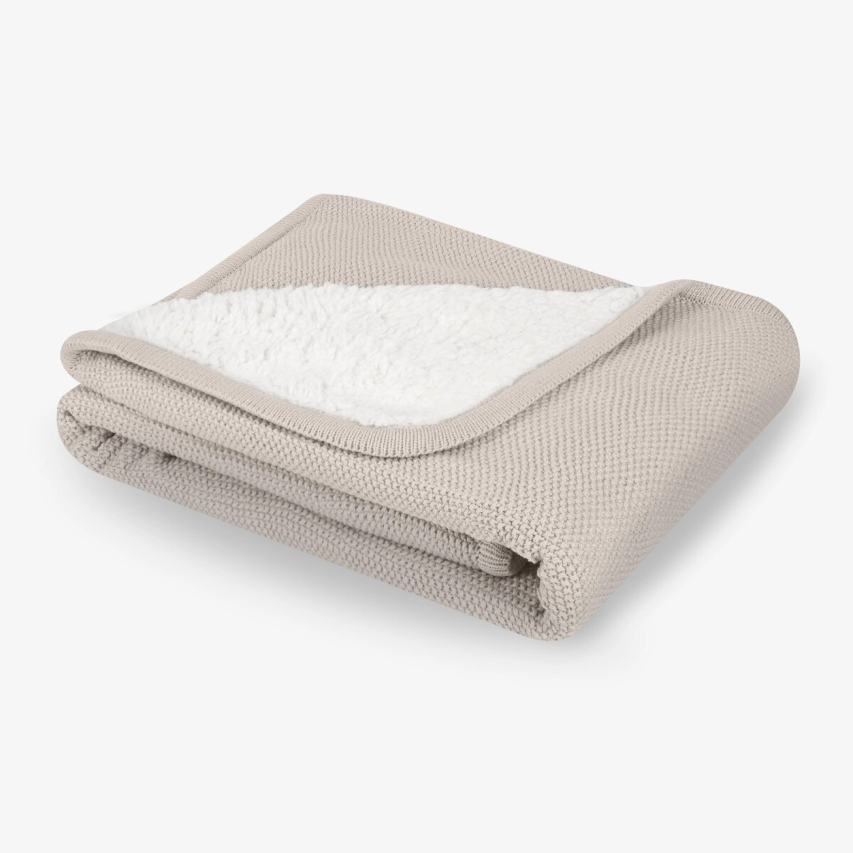 Manta rebozo hilo corderito KIKKABOO - beige 