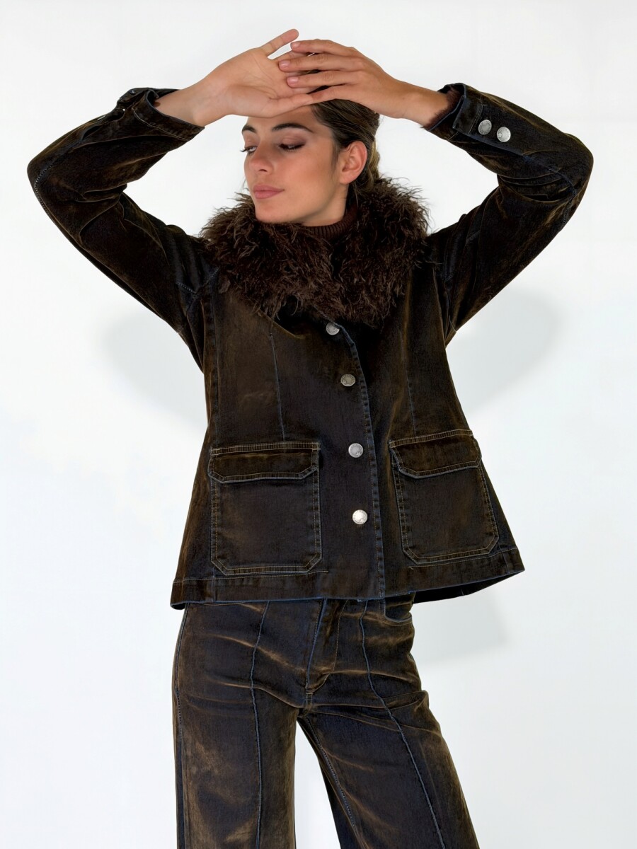 CHAQUETA CHLOE - MARRON 