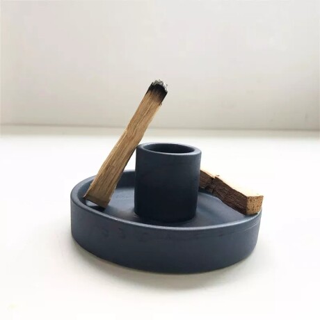 Quemador De Palo Santo Mate Azul Oscuro