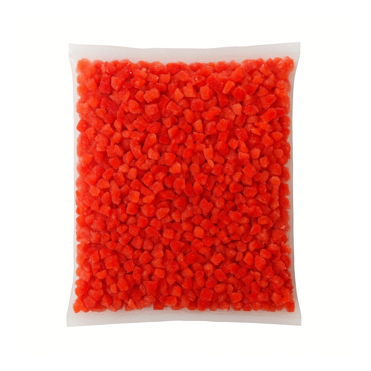 Morron Rojo En Cubos - 1 Kg 