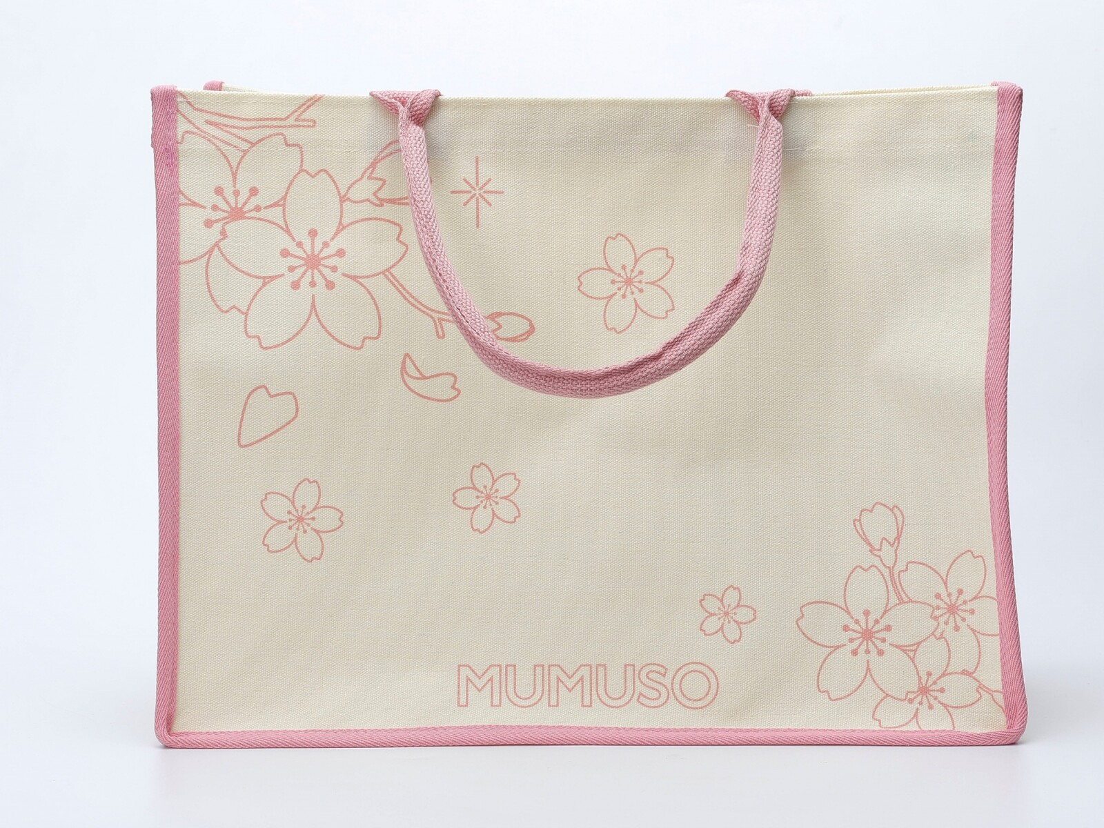 BOLSO DE MANO GRANDE (FLORES DE CEREZO) 