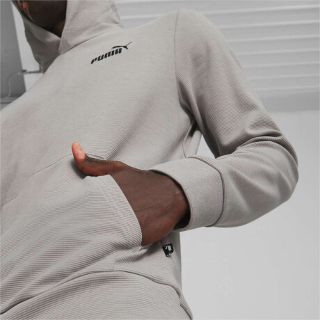 Abrigo Essentials Elevated Hoodie de Hombre Gris