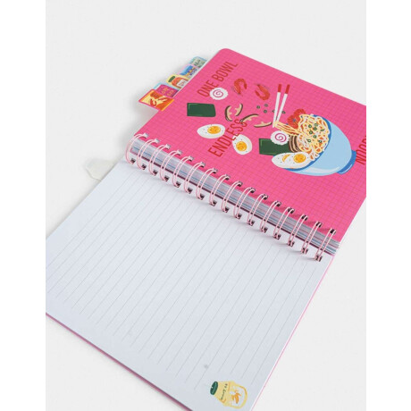 Cuaderno Anillado Con Señaladores Combinacion Multicolor