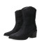 Bota de Mujer Miss Carol LITER tejana media Negro