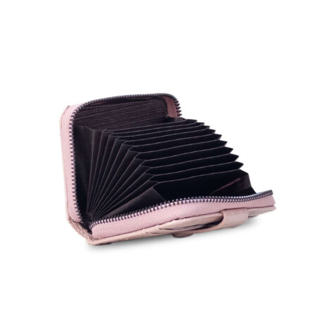 Tarjetero Irina Croco Rosa Mauve