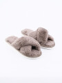 PANTUFLA MILI MARRON