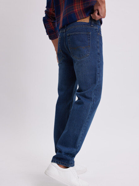 Pantalón de jean clásico Azul Oscuro