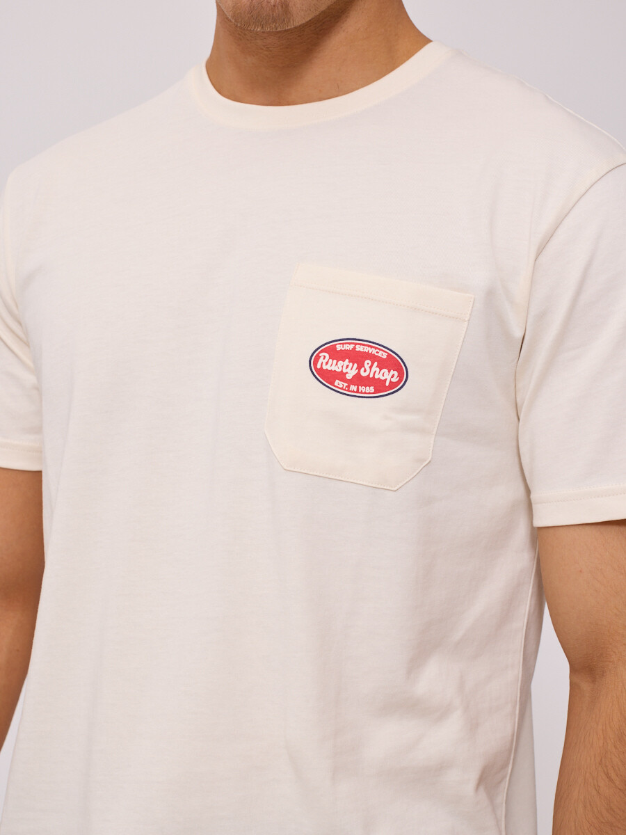 T-SHIRT ZEPHYR RUSTY - Crudo 