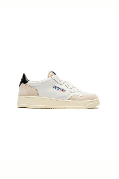 MEDALIST LOW MAN LEAT/SUEDE WH Blanco